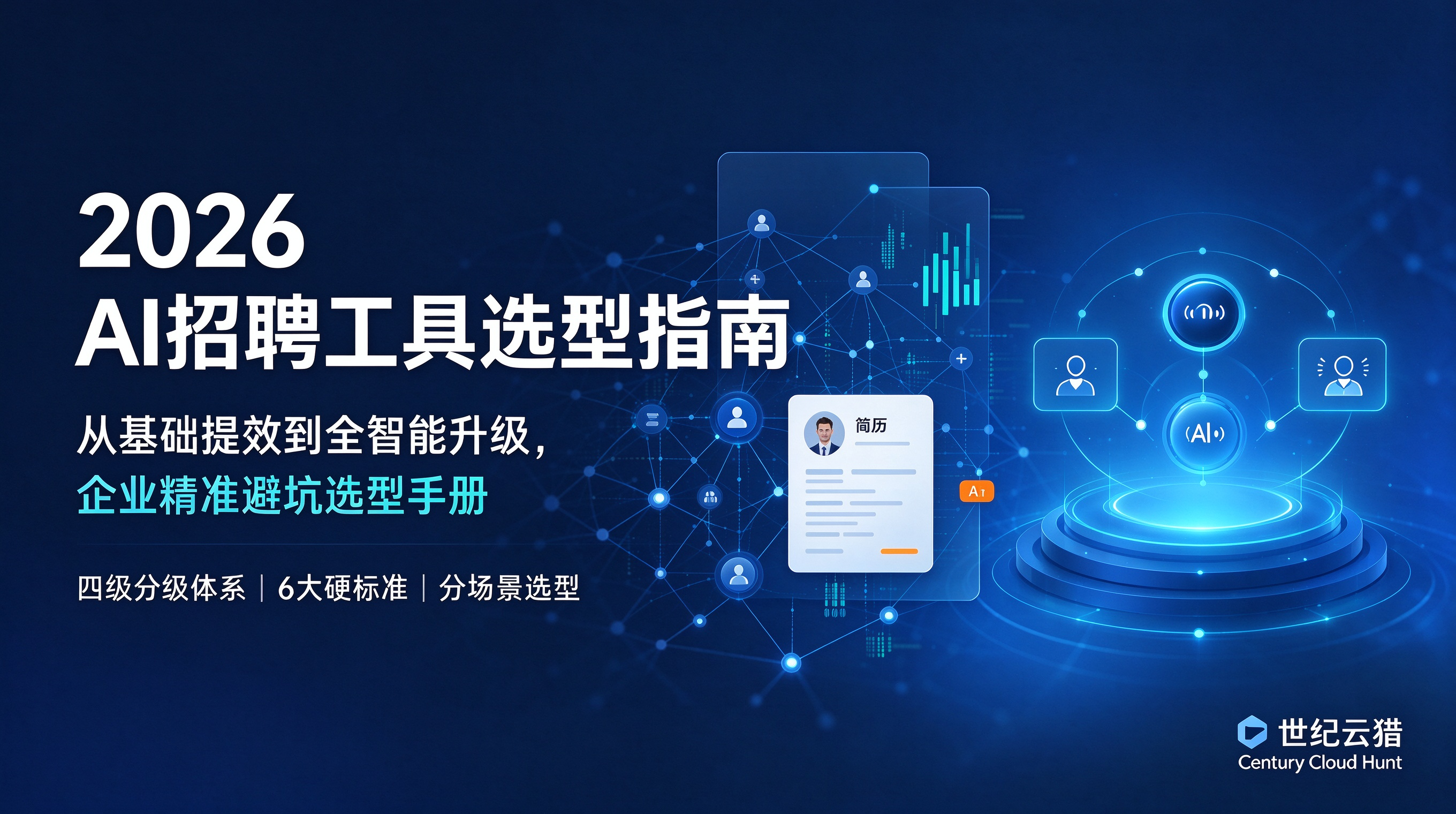 2026 AI招聘工具选型指南：从基础提效到全智能升级，企业精准避坑选型手册